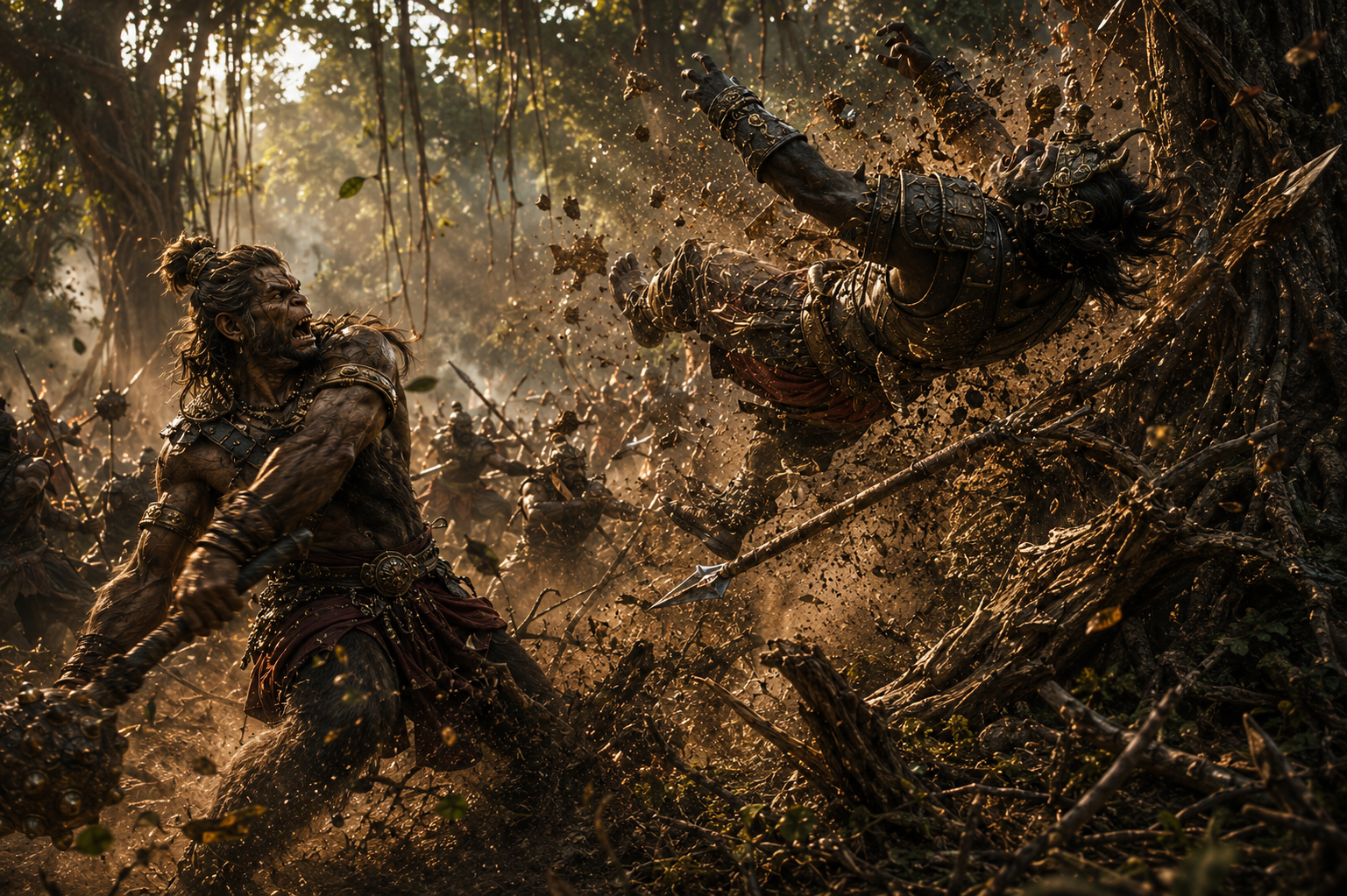 Battle scene